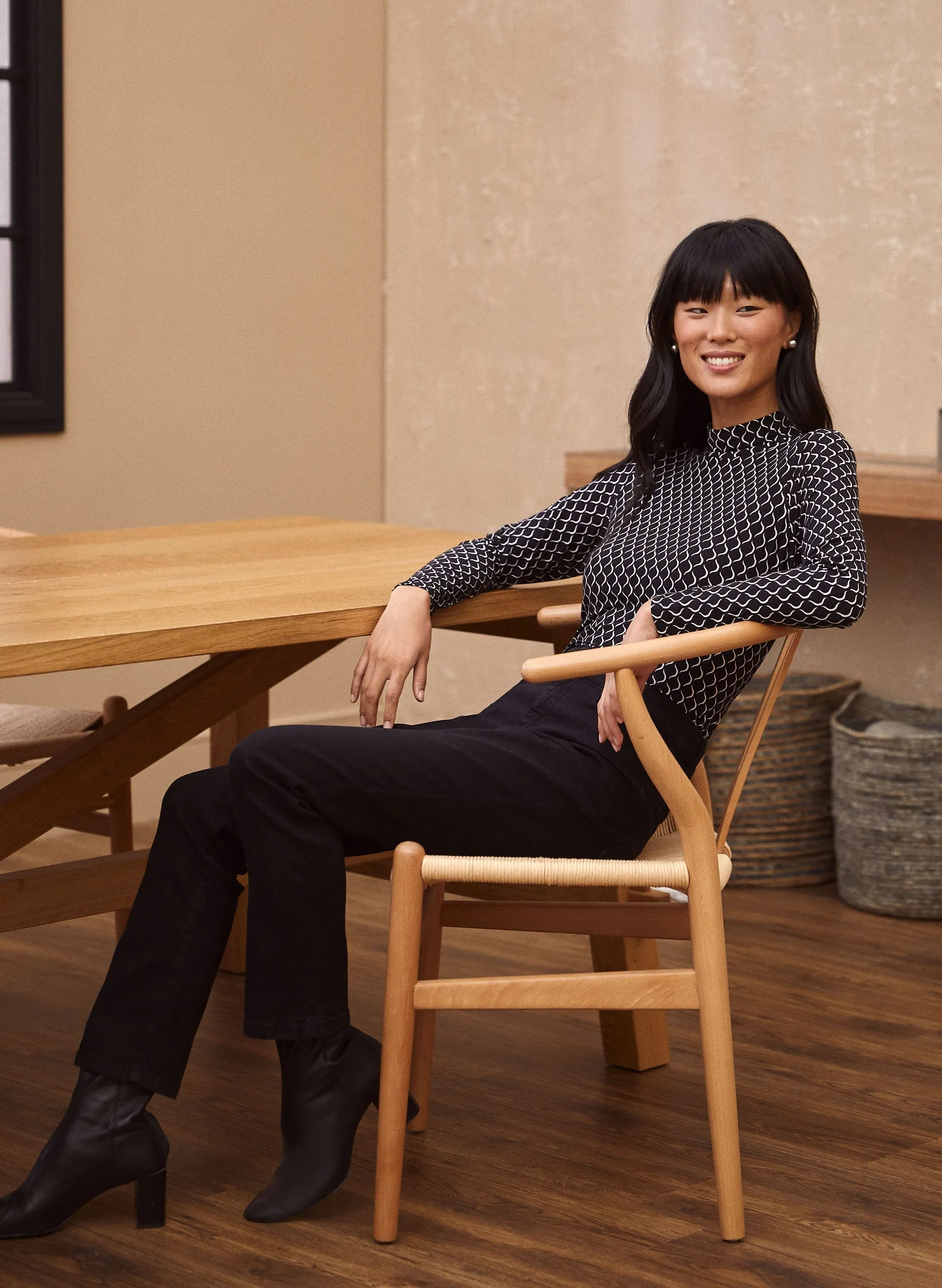 Long Sleeve Turtleneck Top sold by Laura product image thumbnail 4