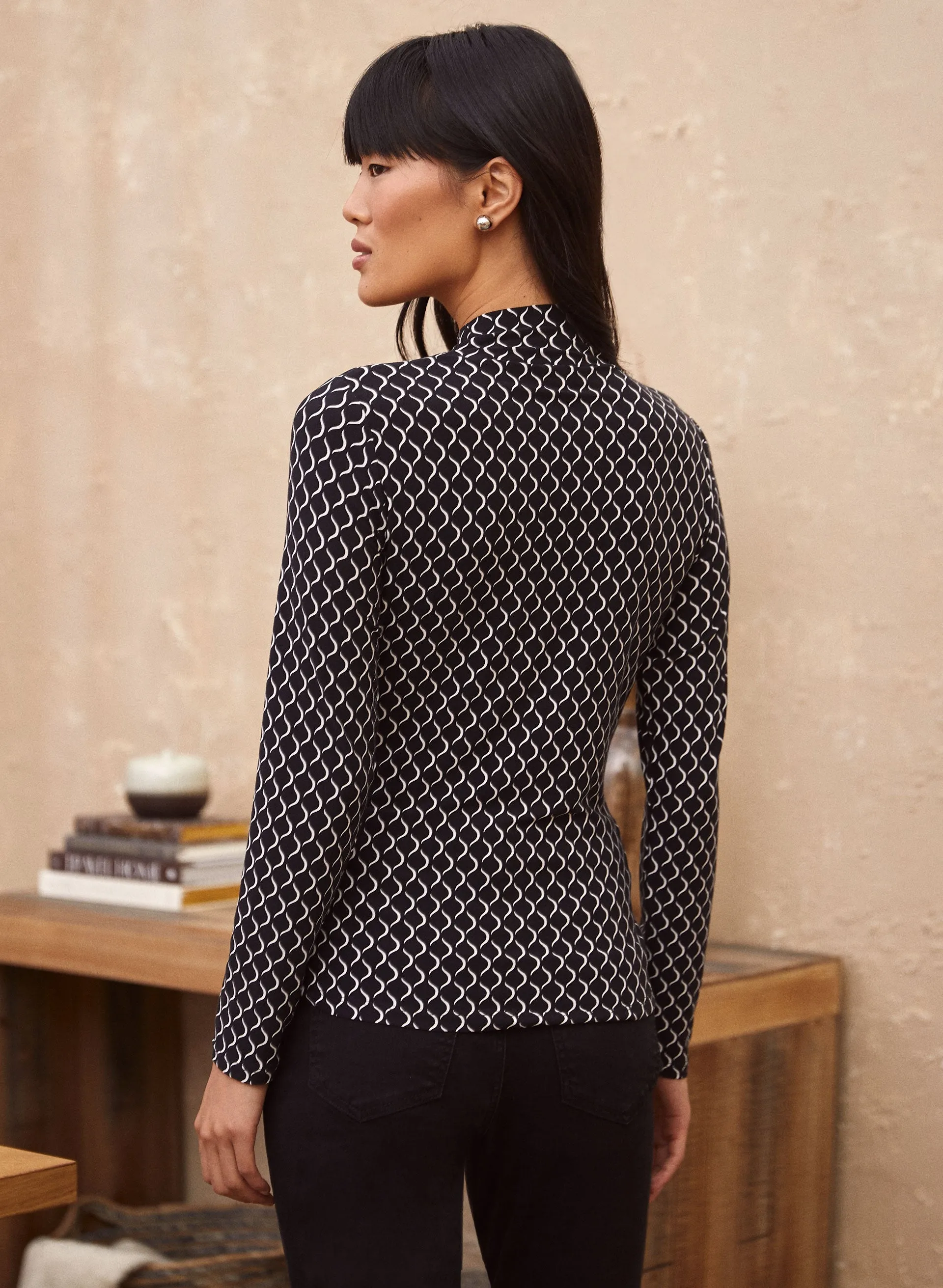 Long Sleeve Turtleneck Top sold by Laura product image thumbnail 3