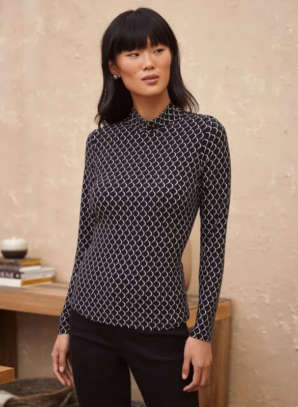 Long Sleeve Turtleneck Top sold by Laura