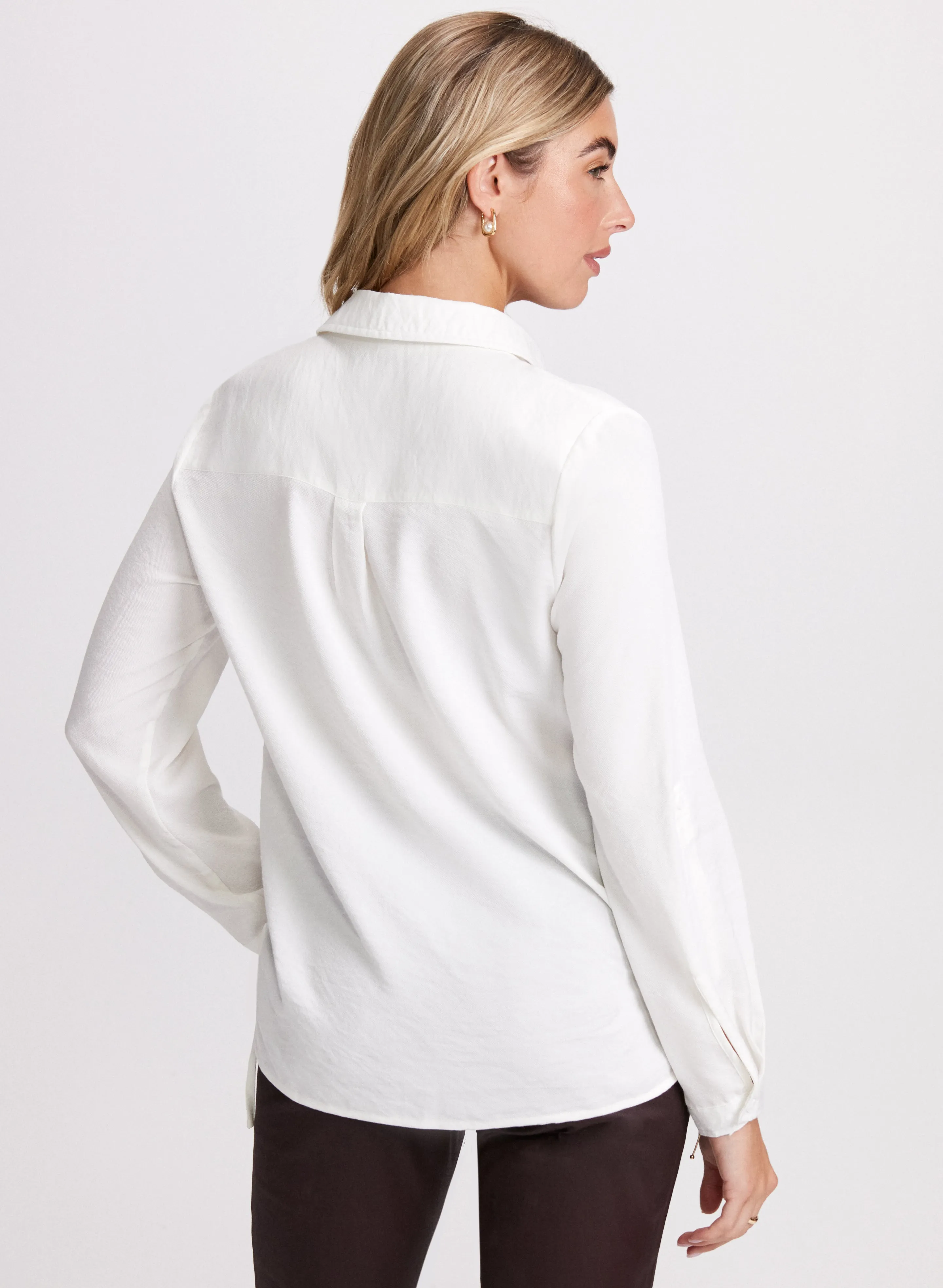 Ruched Button-Down Blouse sold by Laura product image thumbnail 4