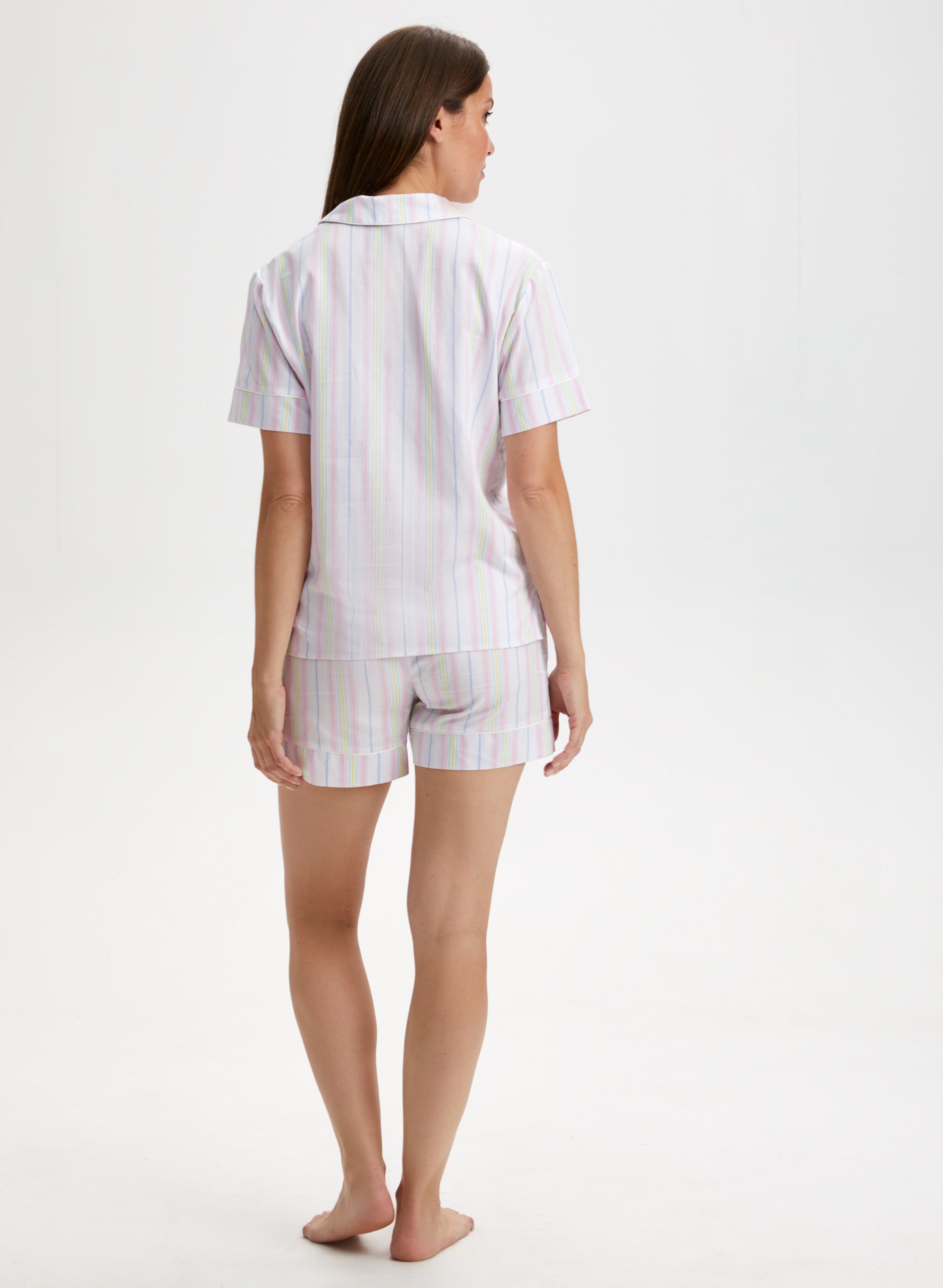 Printed Pyjama Shirt and Shorts Set sold by Laura product image thumbnail 2