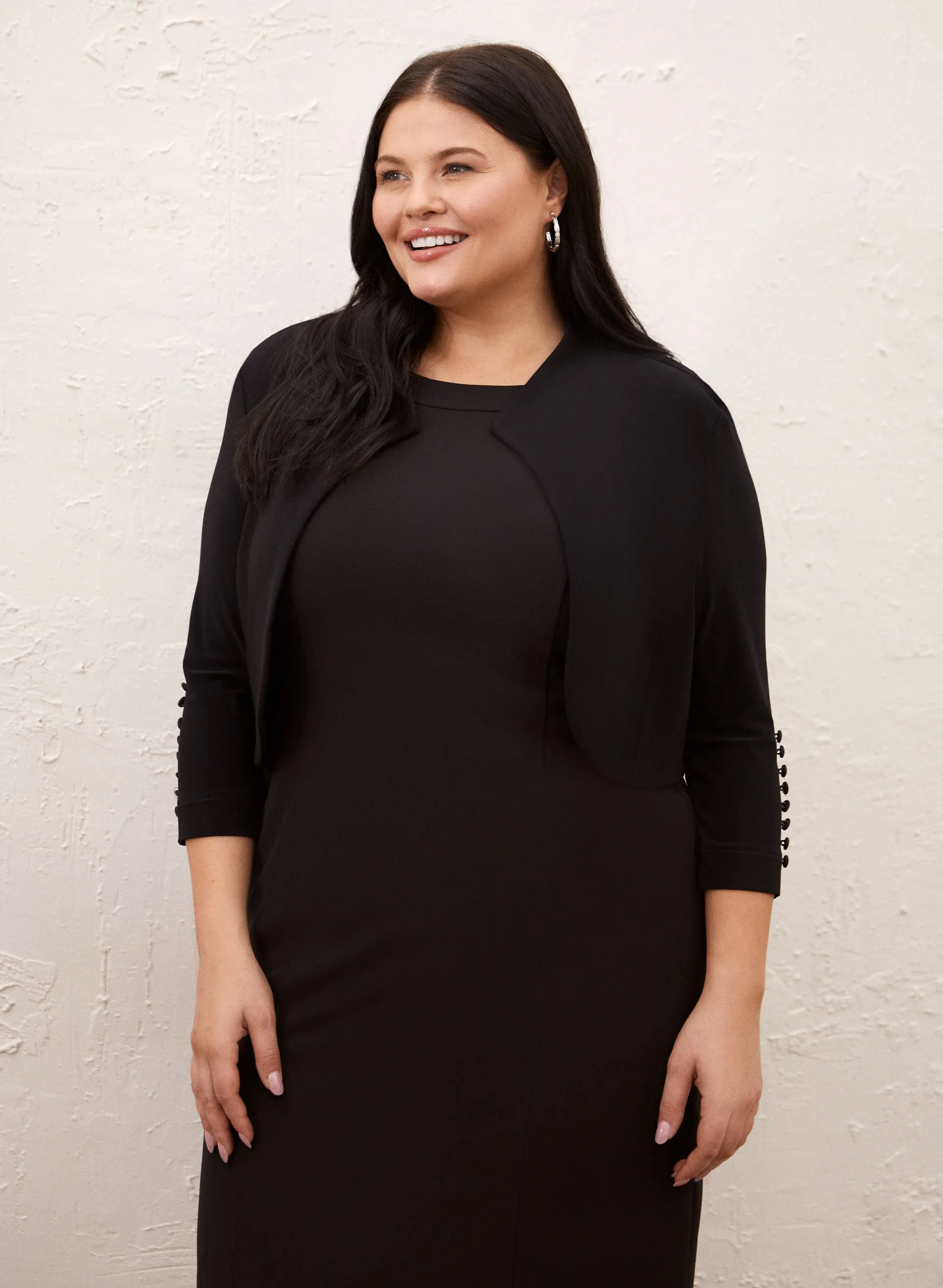 Joseph Ribkoff - Button Detail Bolero sold by Laura