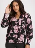 Floral Print Tie Detail Blouse sold by Laura