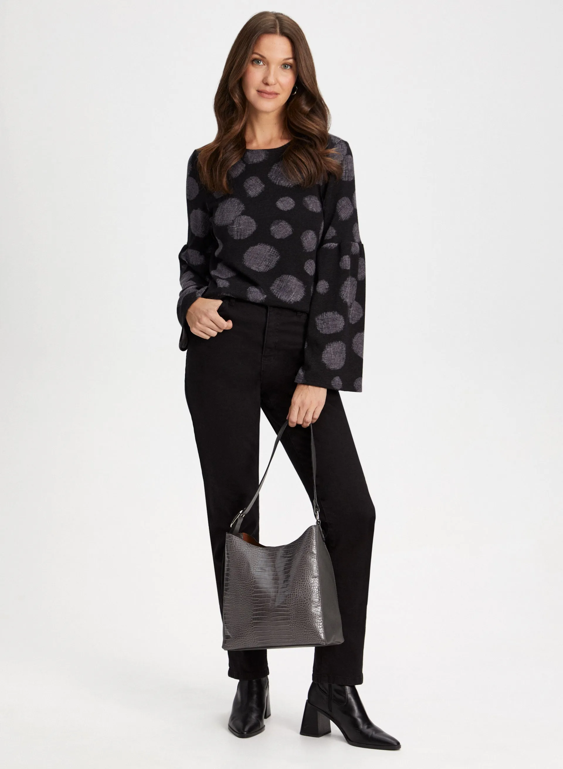Polka Dot Knit Top sold by Laura product image thumbnail 3