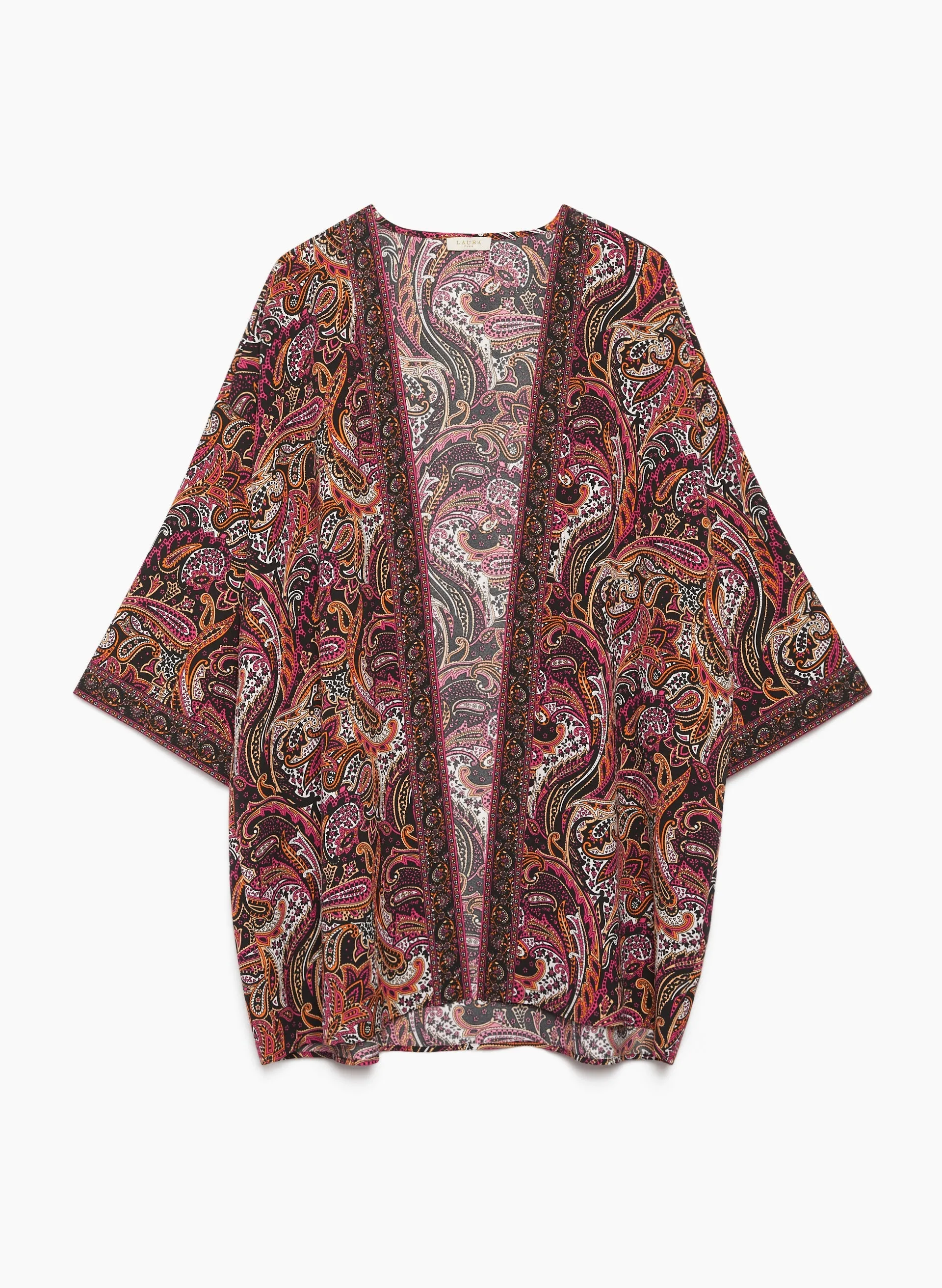Paisley Print Open Front Top sold by Laura product image thumbnail 5