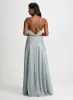 Embellished Metallic Gown sold by Laura