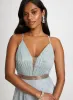 Embellished Metallic Gown sold by Laura