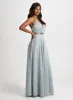 Embellished Metallic Gown sold by Laura