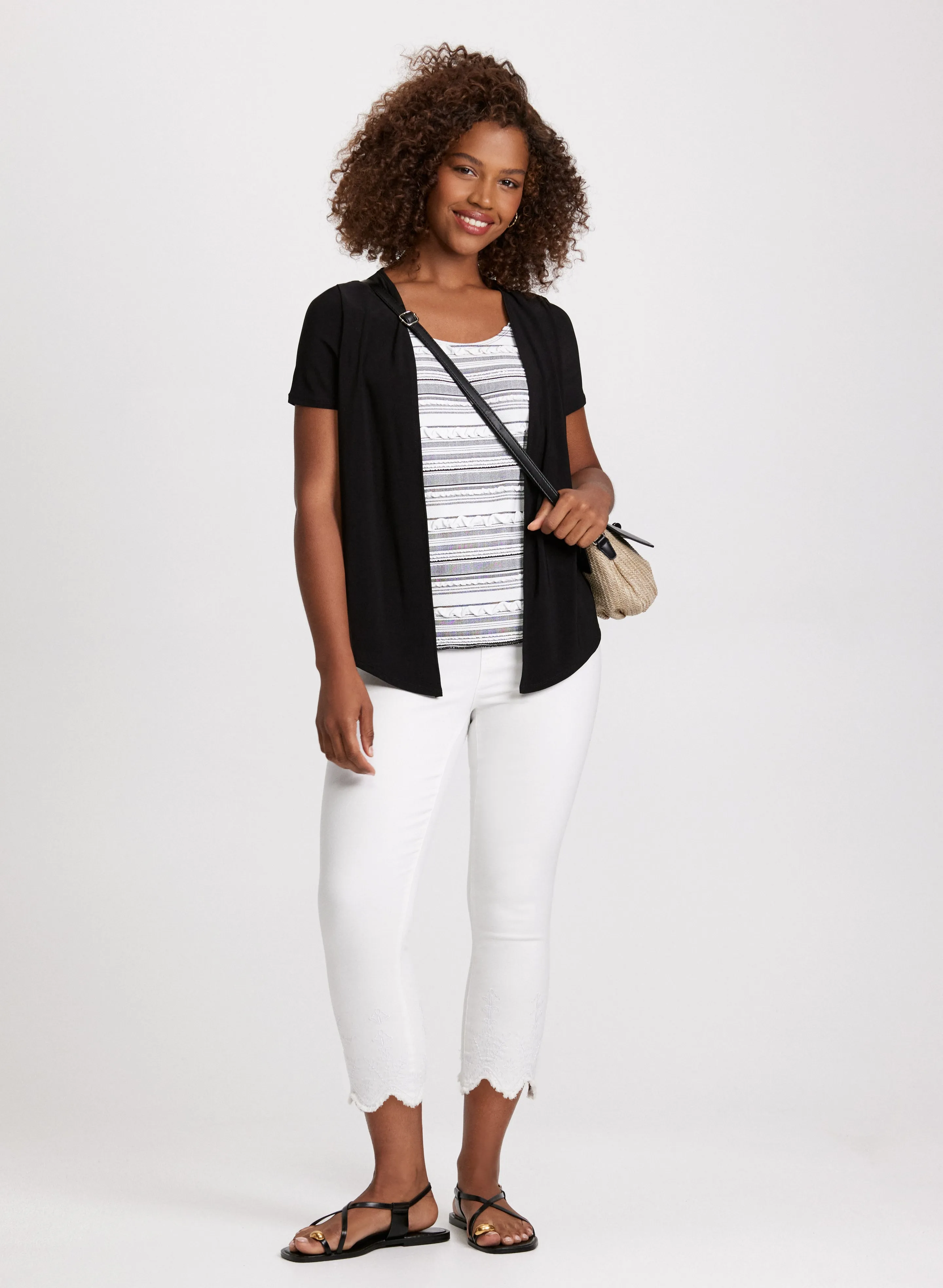 Striped Print Fooler Top sold by Laura product image thumbnail 3