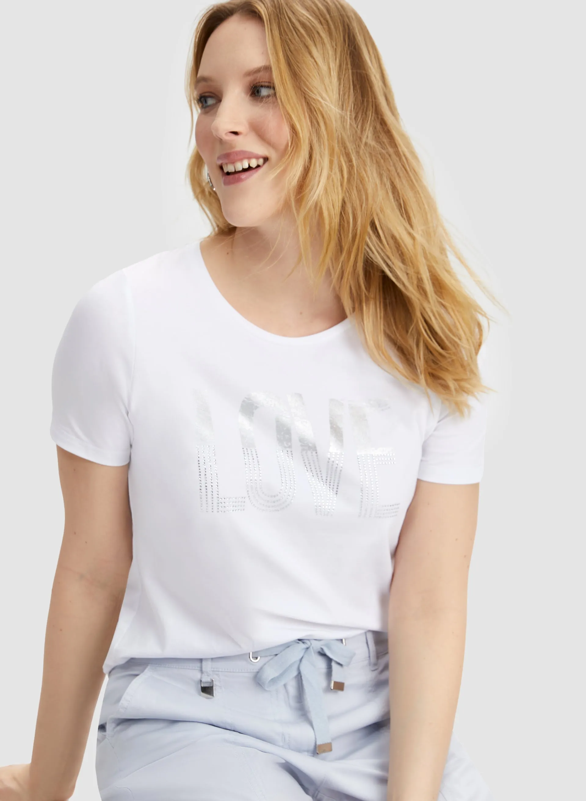 Text Print Tee sold by Laura