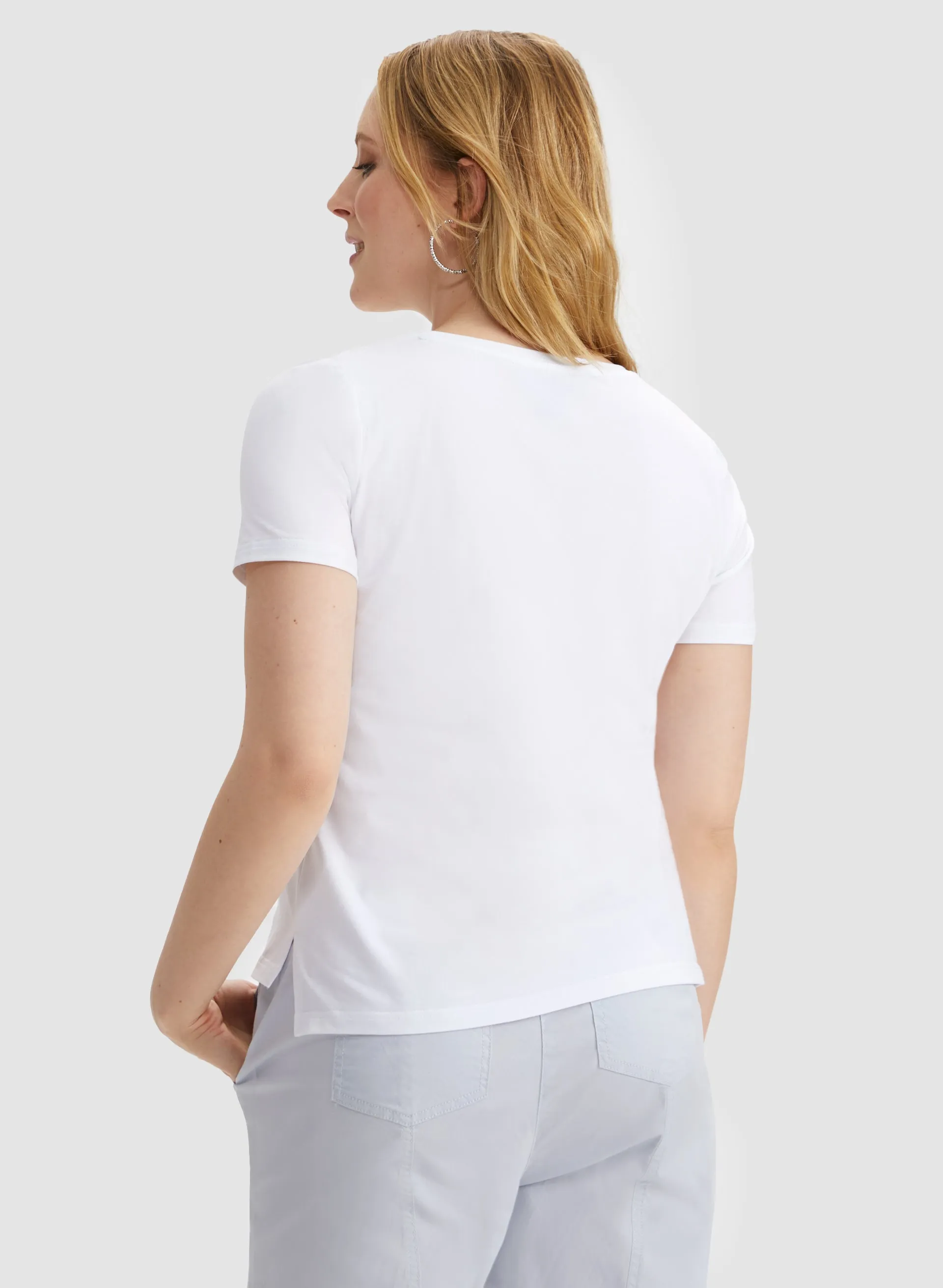 Text Print Tee sold by Laura product image thumbnail 2