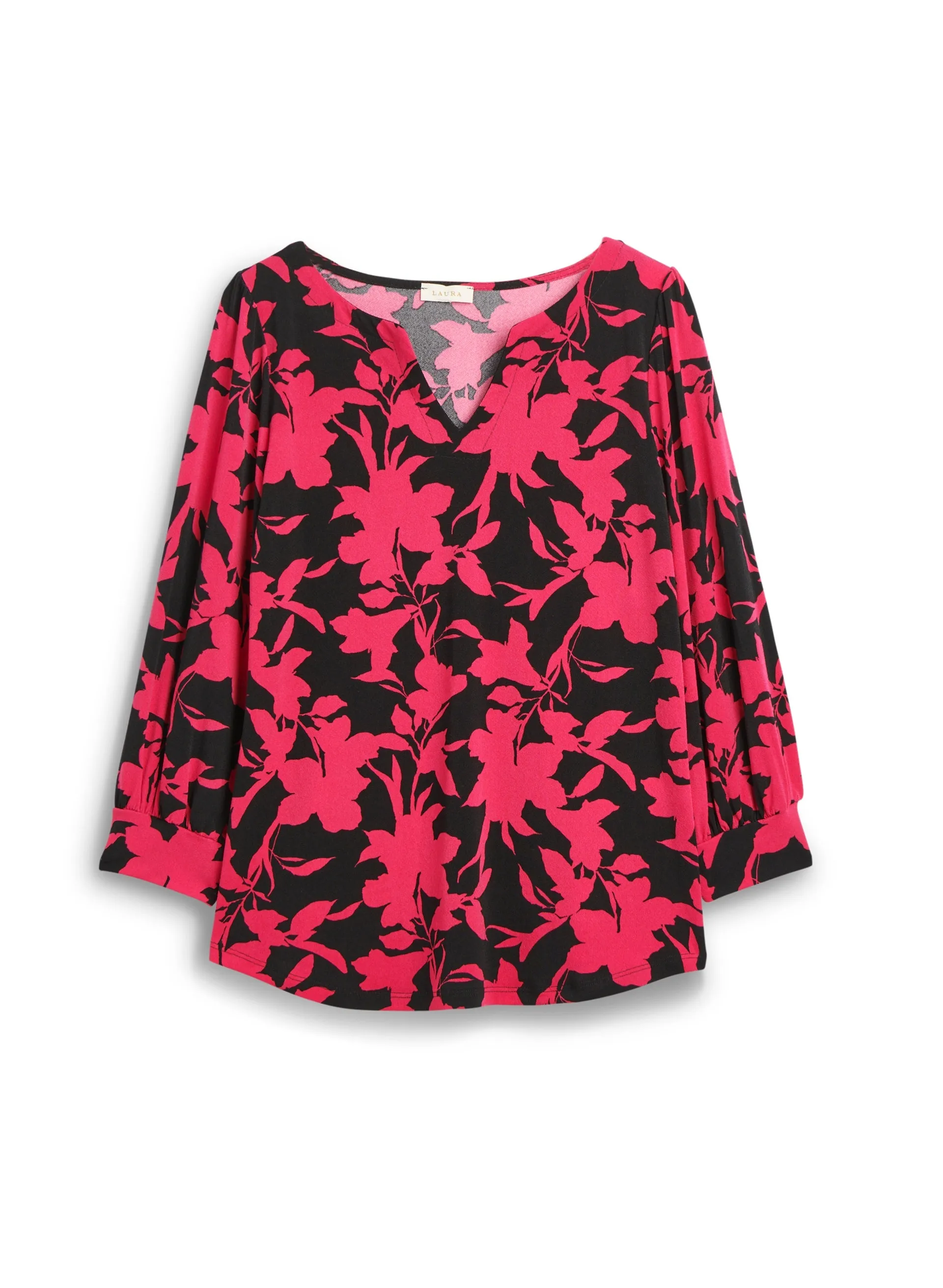 3/4 Sleeve Two-Tone Top sold by Laura product image thumbnail 5