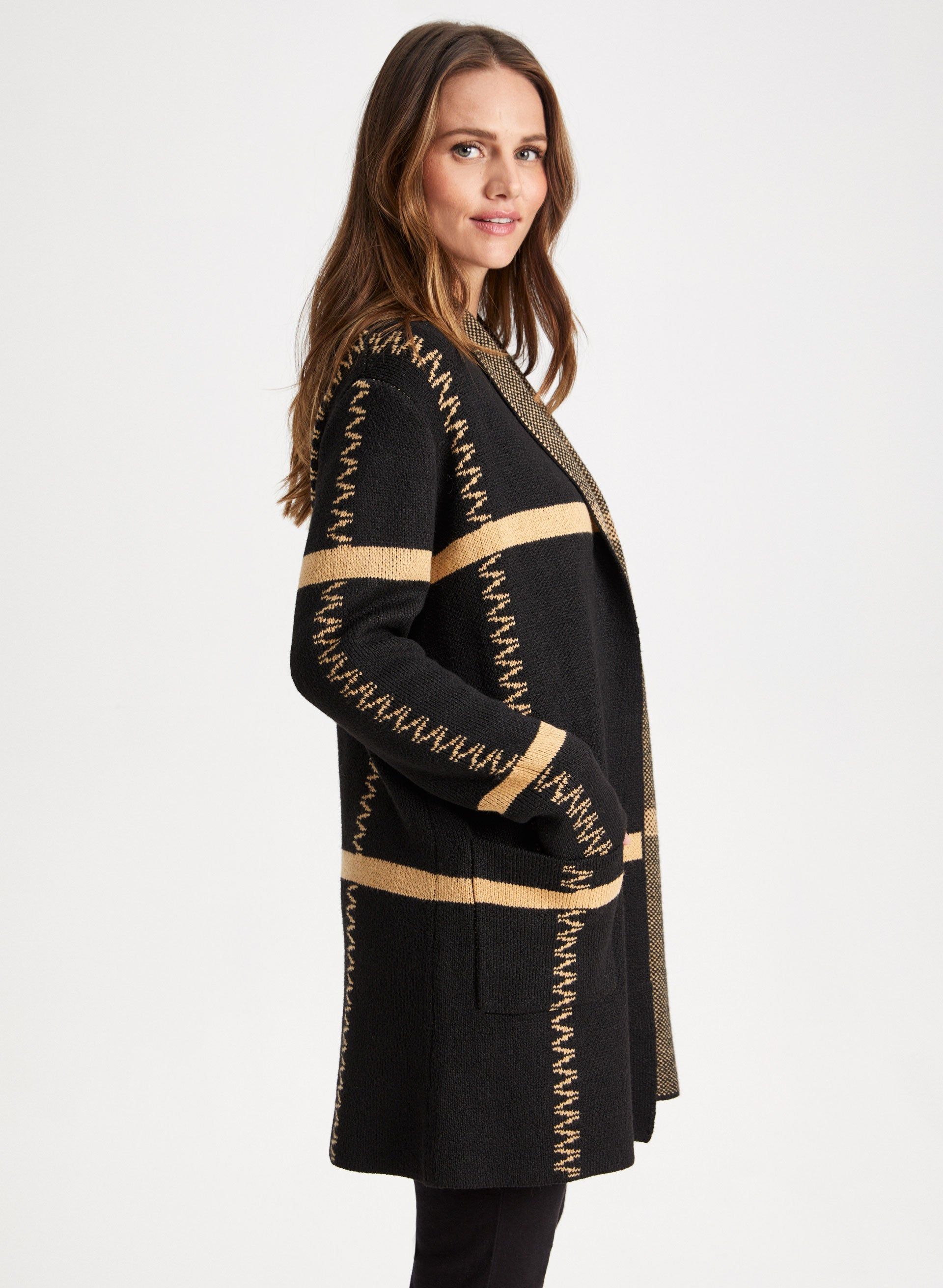 Linear Motif Coatigan sold by Laura product image thumbnail 3