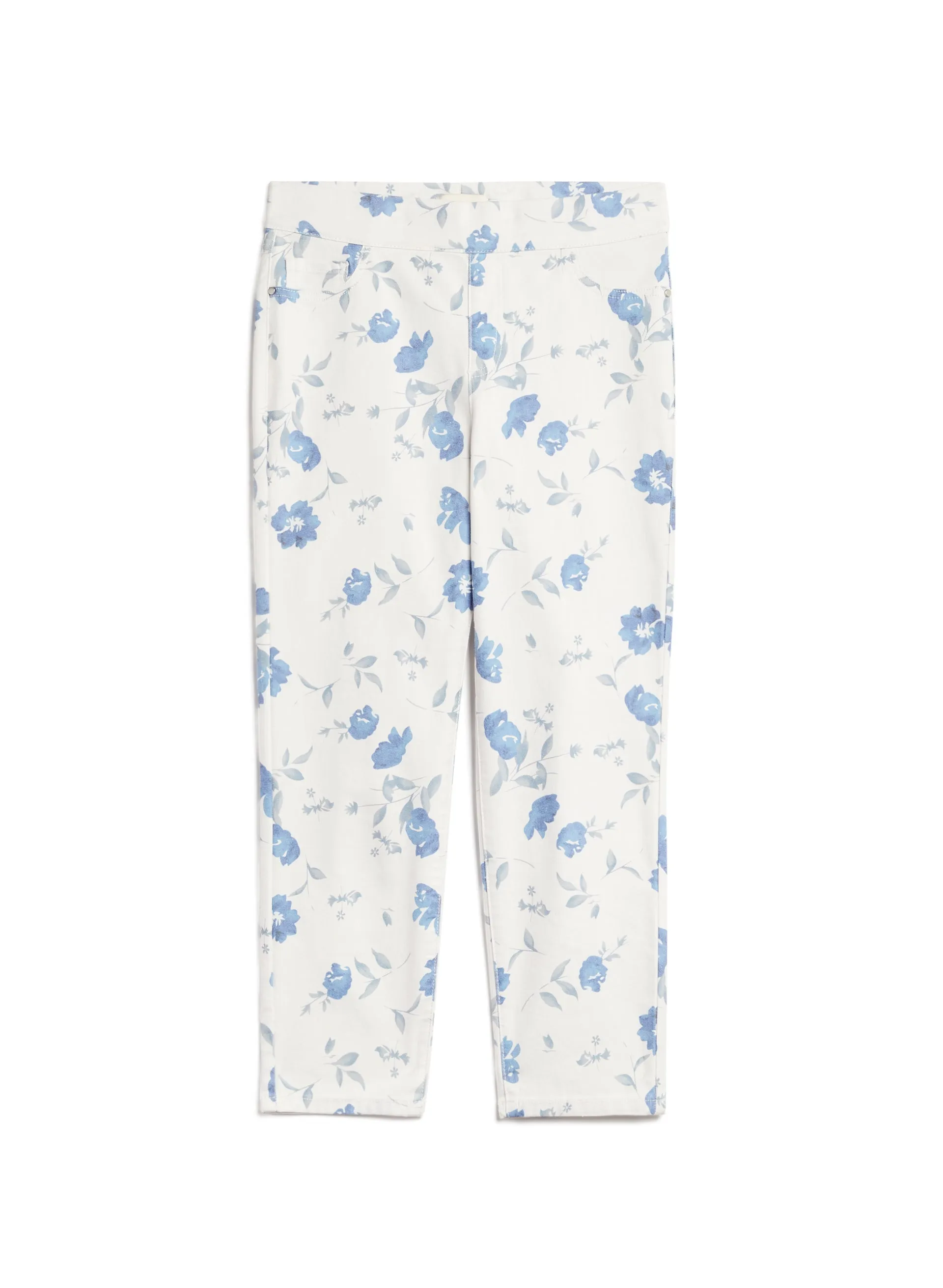 Pull-On Floral Print Jeans sold by Laura product image thumbnail 5