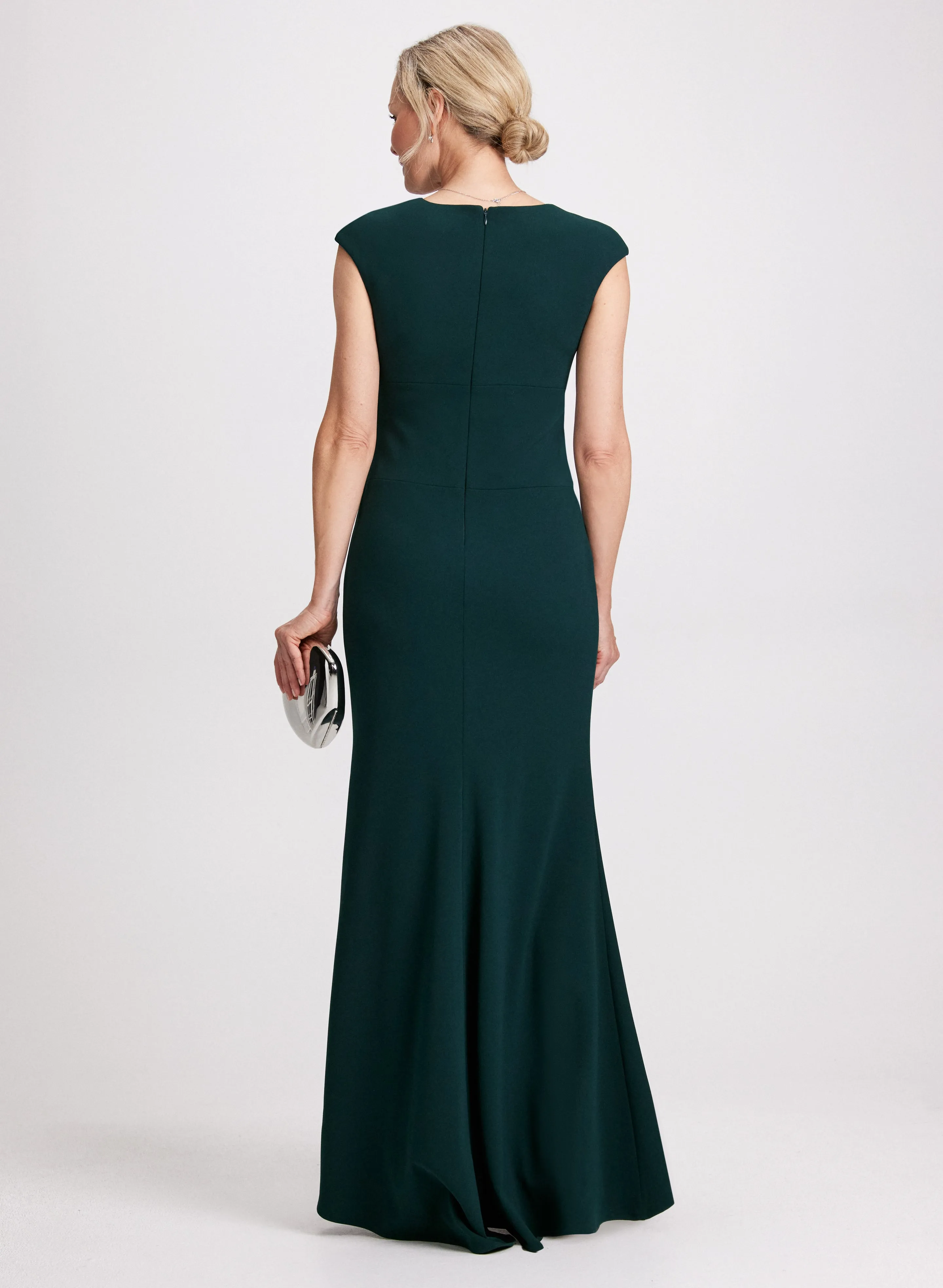 Crossover Flounce Detail Dress sold by Laura product image thumbnail 3