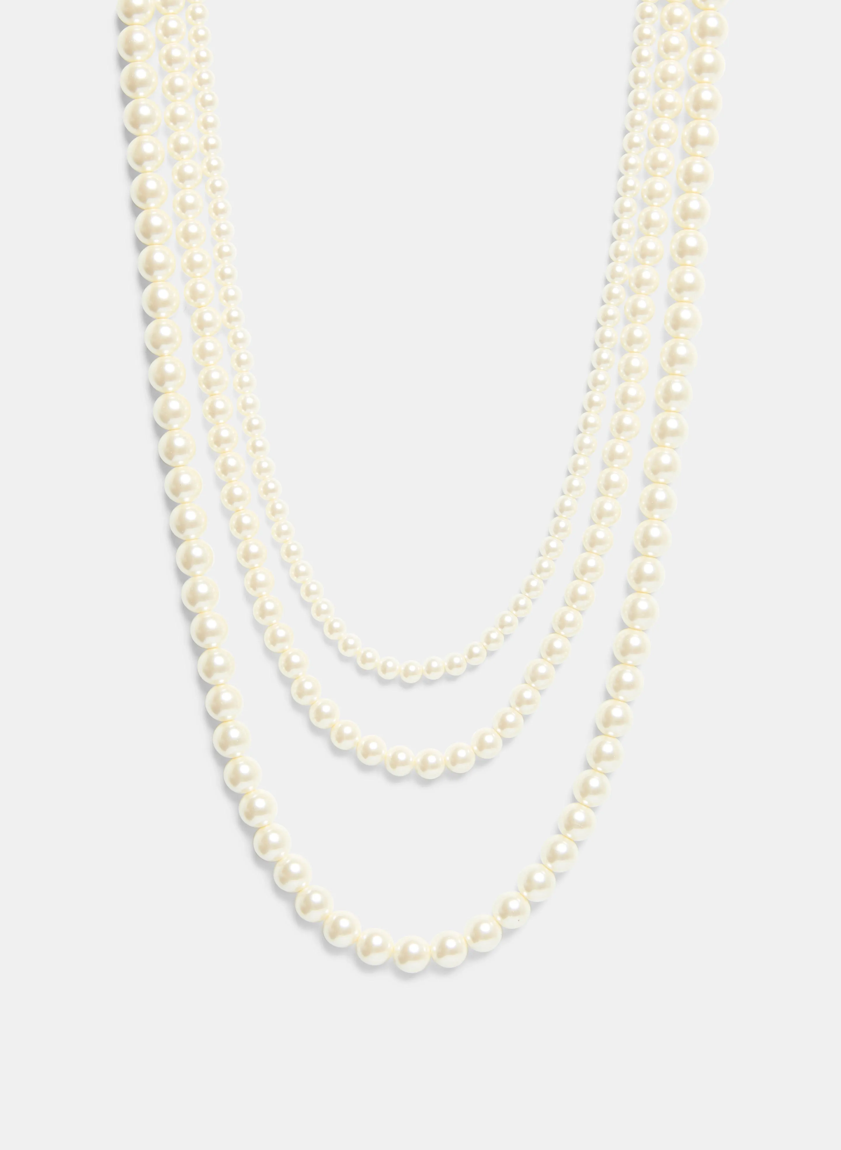 Triple Faux Pearl Necklace sold by Laura