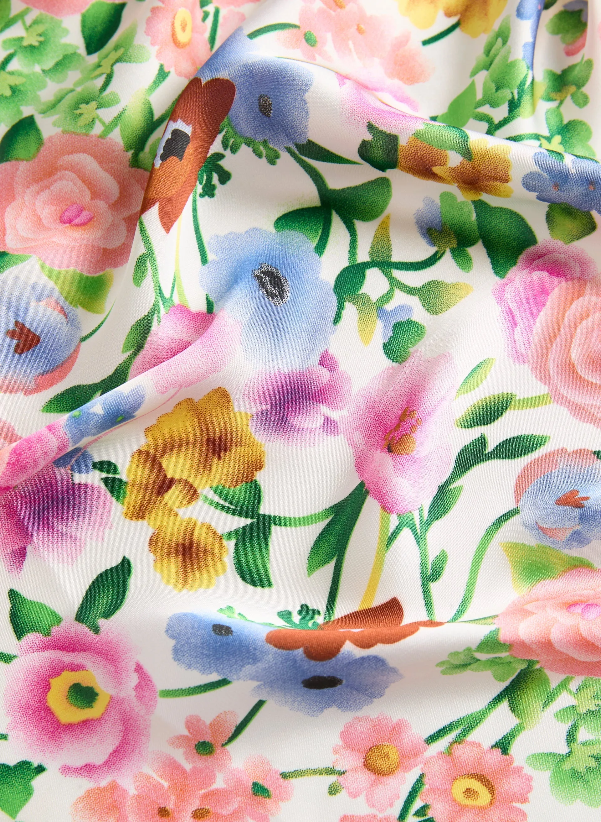 Floral Print Square Scarf sold by Laura product image thumbnail 2