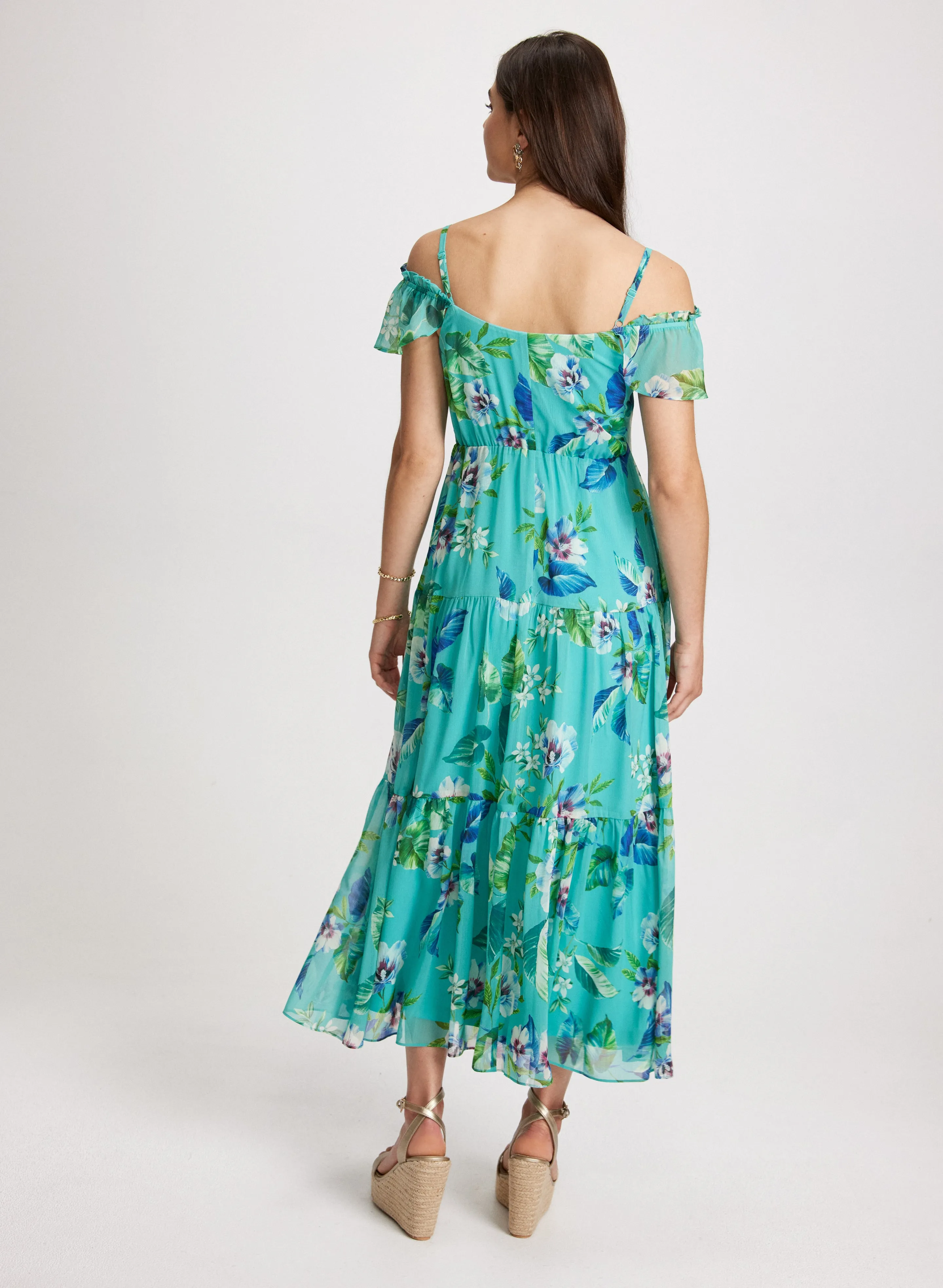 Floral Chiffon Maxi Dress sold by Laura product image thumbnail 3