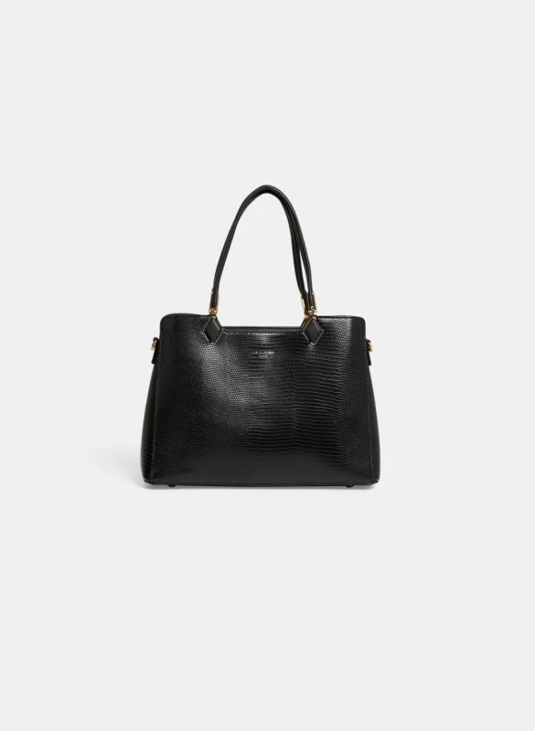 Crocodile Textured Handbag sold by Laura