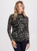 Abstract Floral Print Top sold by Laura