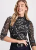 Abstract Floral Print Top sold by Laura