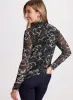 Abstract Floral Print Top sold by Laura