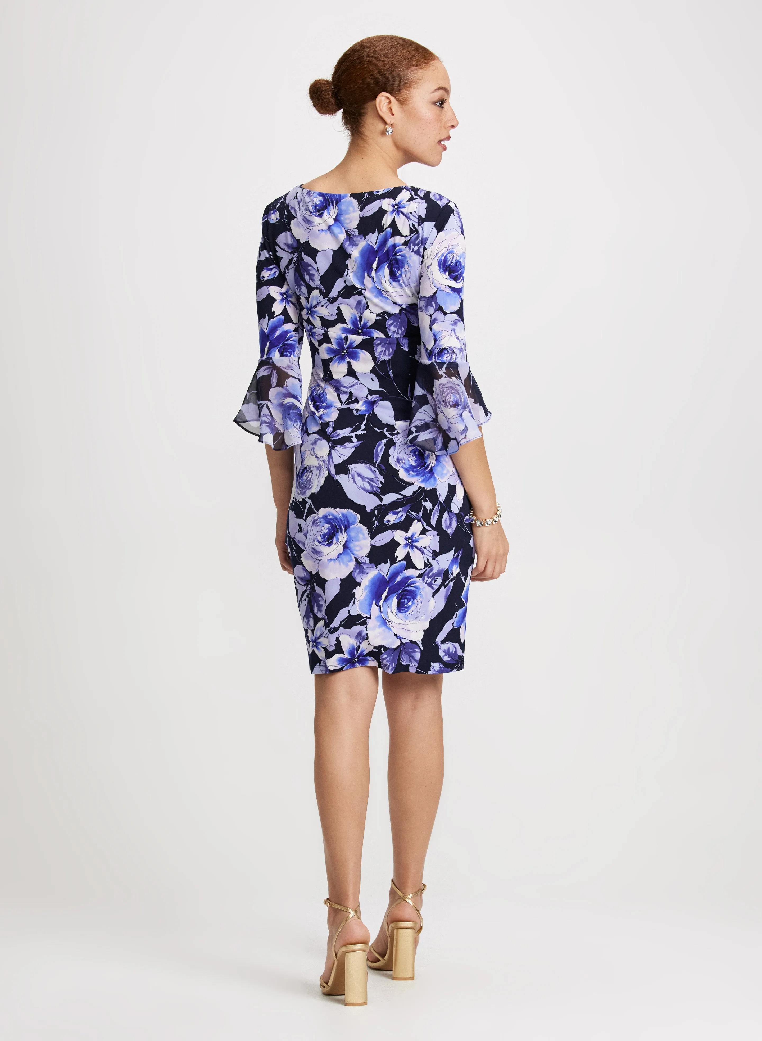 Floral Print Sheath Dress sold by Laura product image thumbnail 2