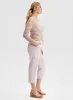 Cotton Drawstring Waist Cargo Capris sold by Laura