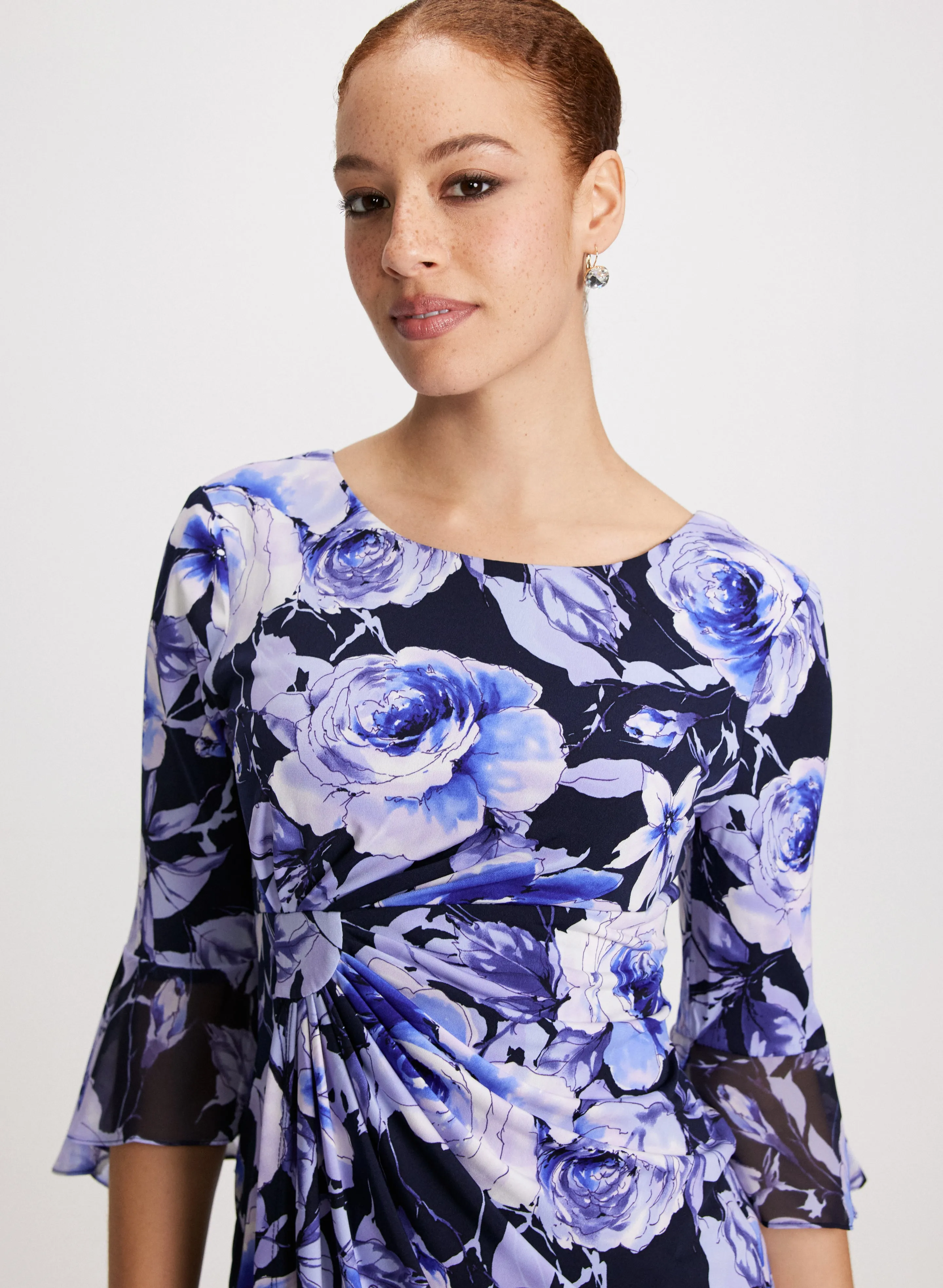 Floral Print Sheath Dress sold by Laura product image thumbnail 5