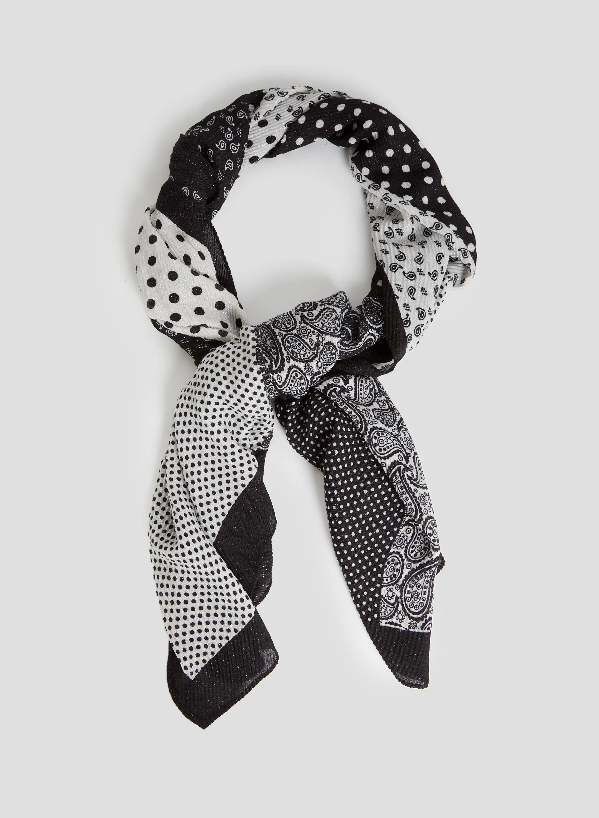 Patchwork Print Scarf sold by Laura