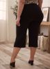 Slit Detail Pull-On Capris sold by Laura