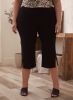Slit Detail Pull-On Capris sold by Laura