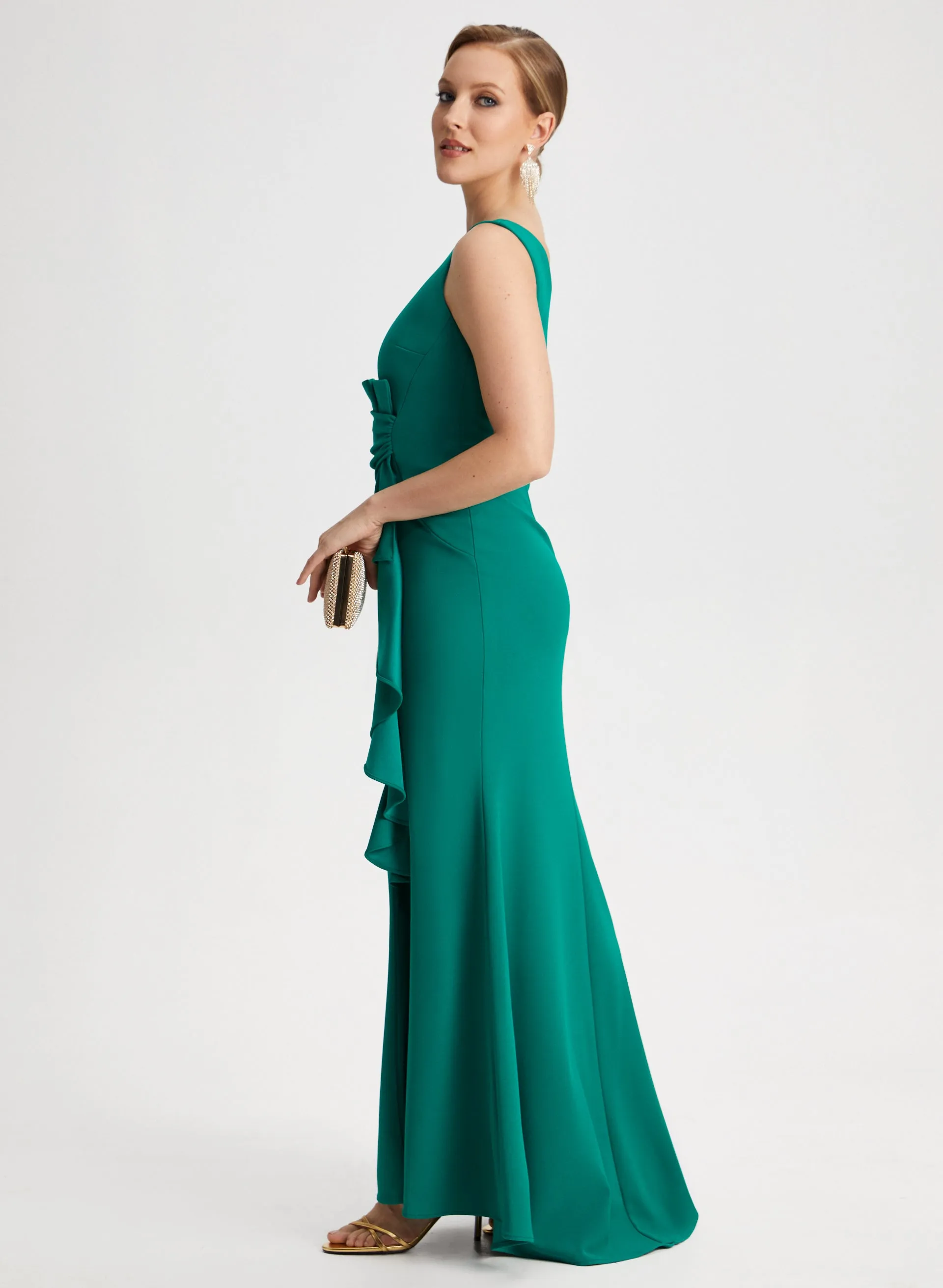 Cascading Ruffle Dress sold by Laura product image thumbnail 3