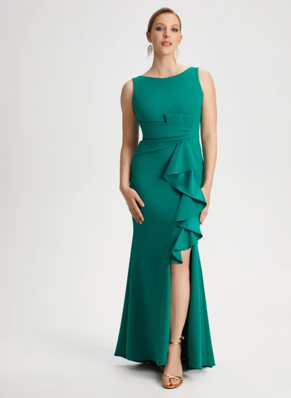 Cascading Ruffle Dress sold by Laura