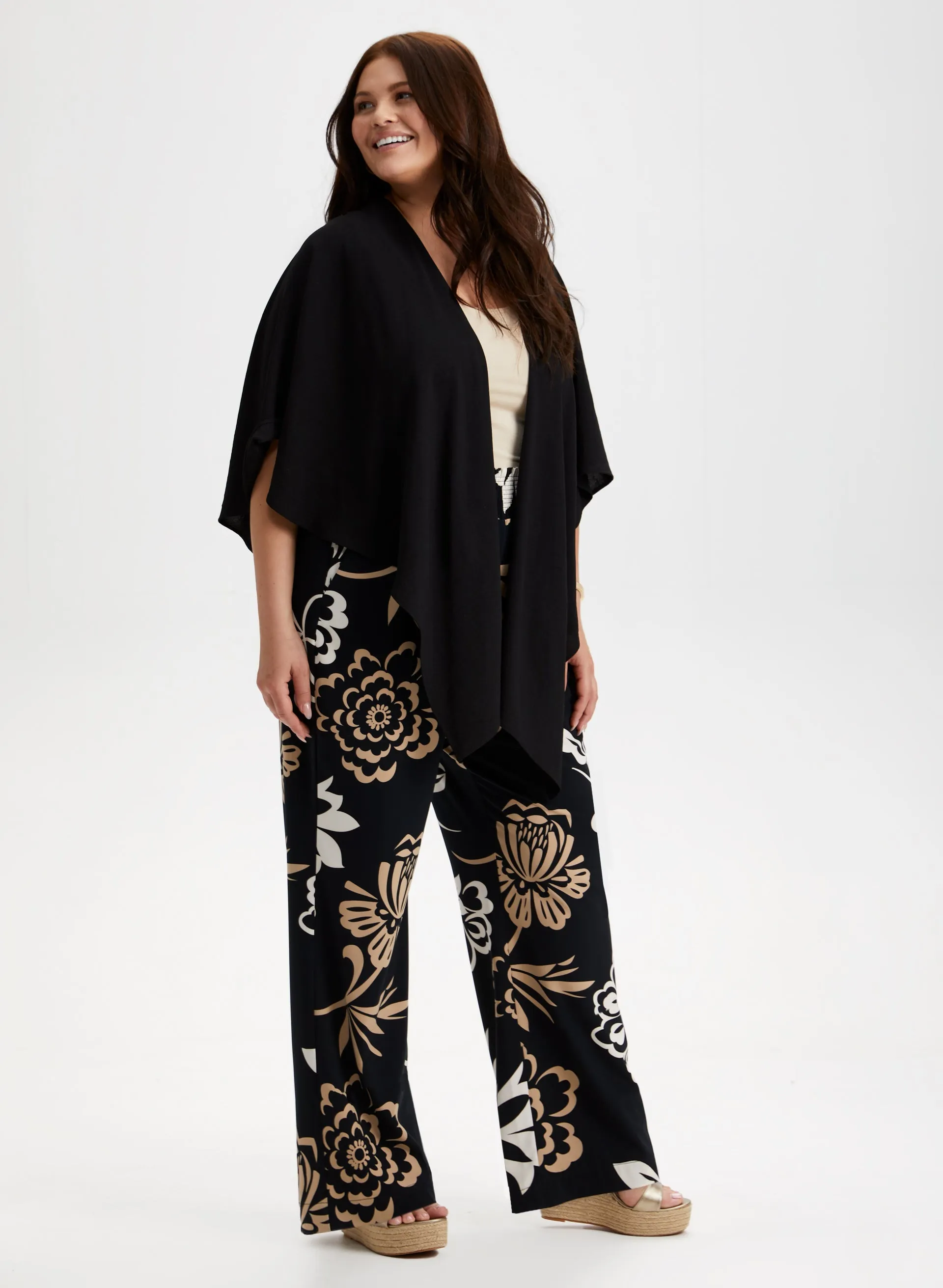 Textured Crepe Shawl sold by Laura product image thumbnail 3