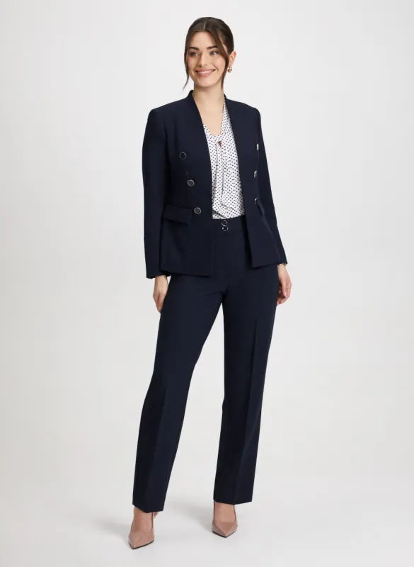 Double-Breasted Jacket & Wide Leg Pants sold by Laura