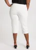 Slit Detail Straight Leg Capris sold by Laura