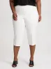 Slit Detail Straight Leg Capris sold by Laura