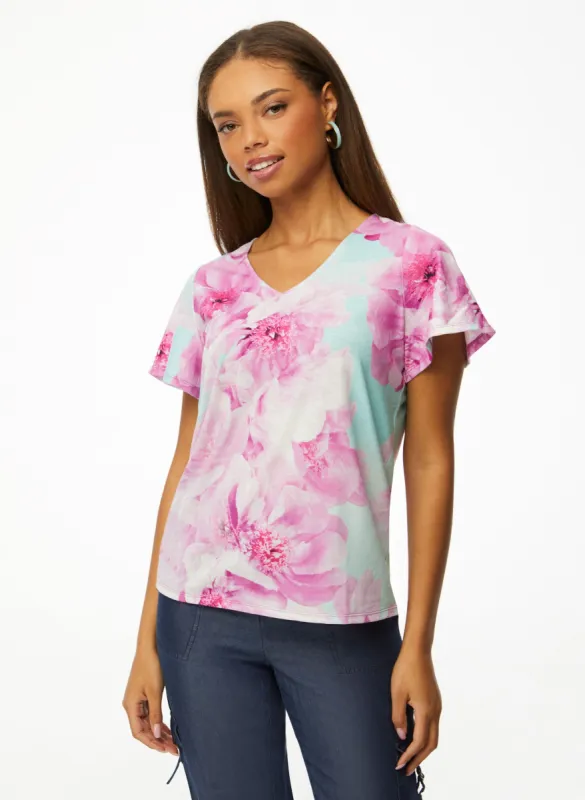 Floral Print Tee sold by Laura