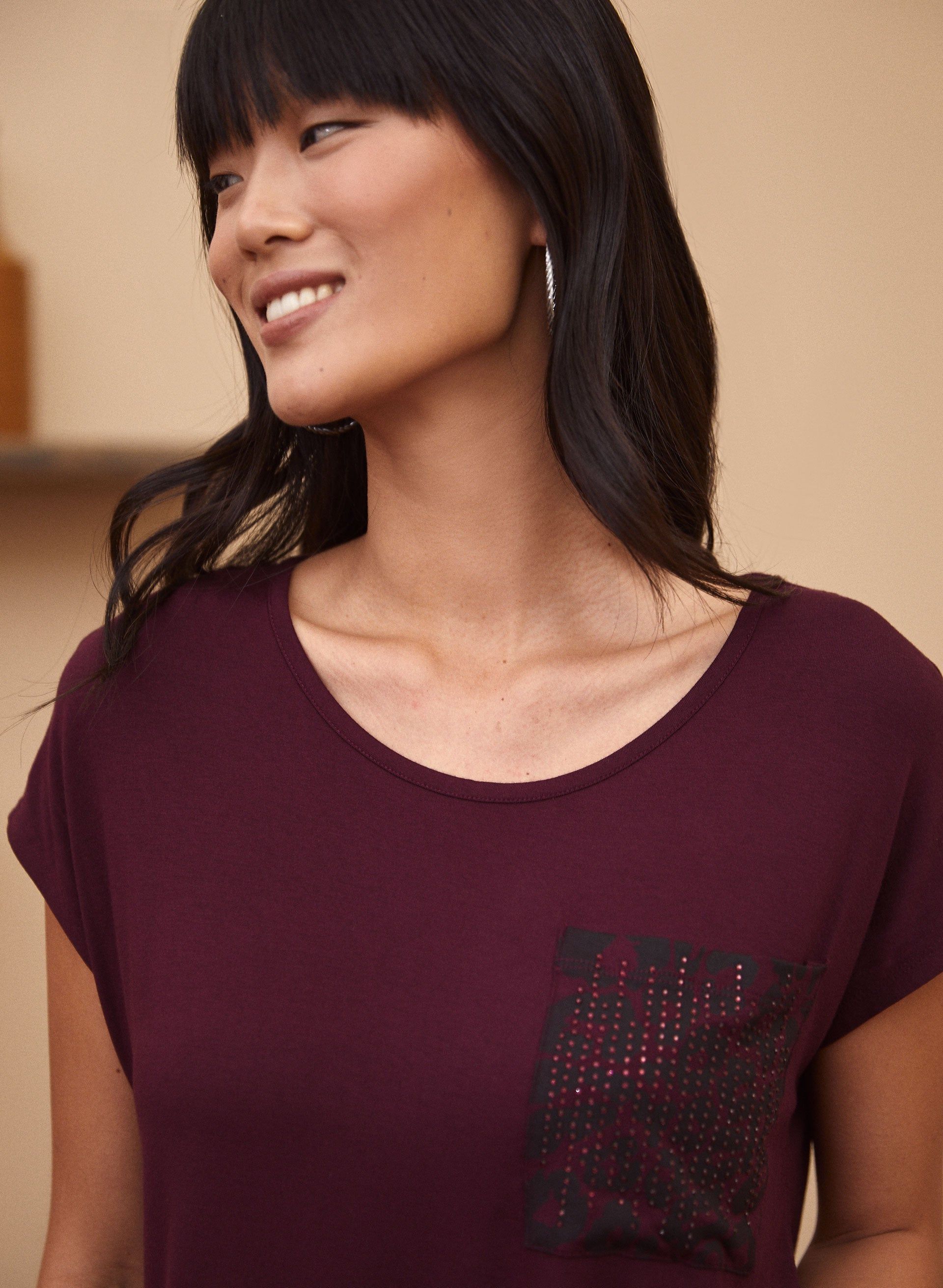 Animal Print Pocket Tee sold by Laura product image thumbnail 2