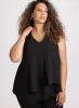V-Neck Sleeveless Layered Blouse sold by Laura