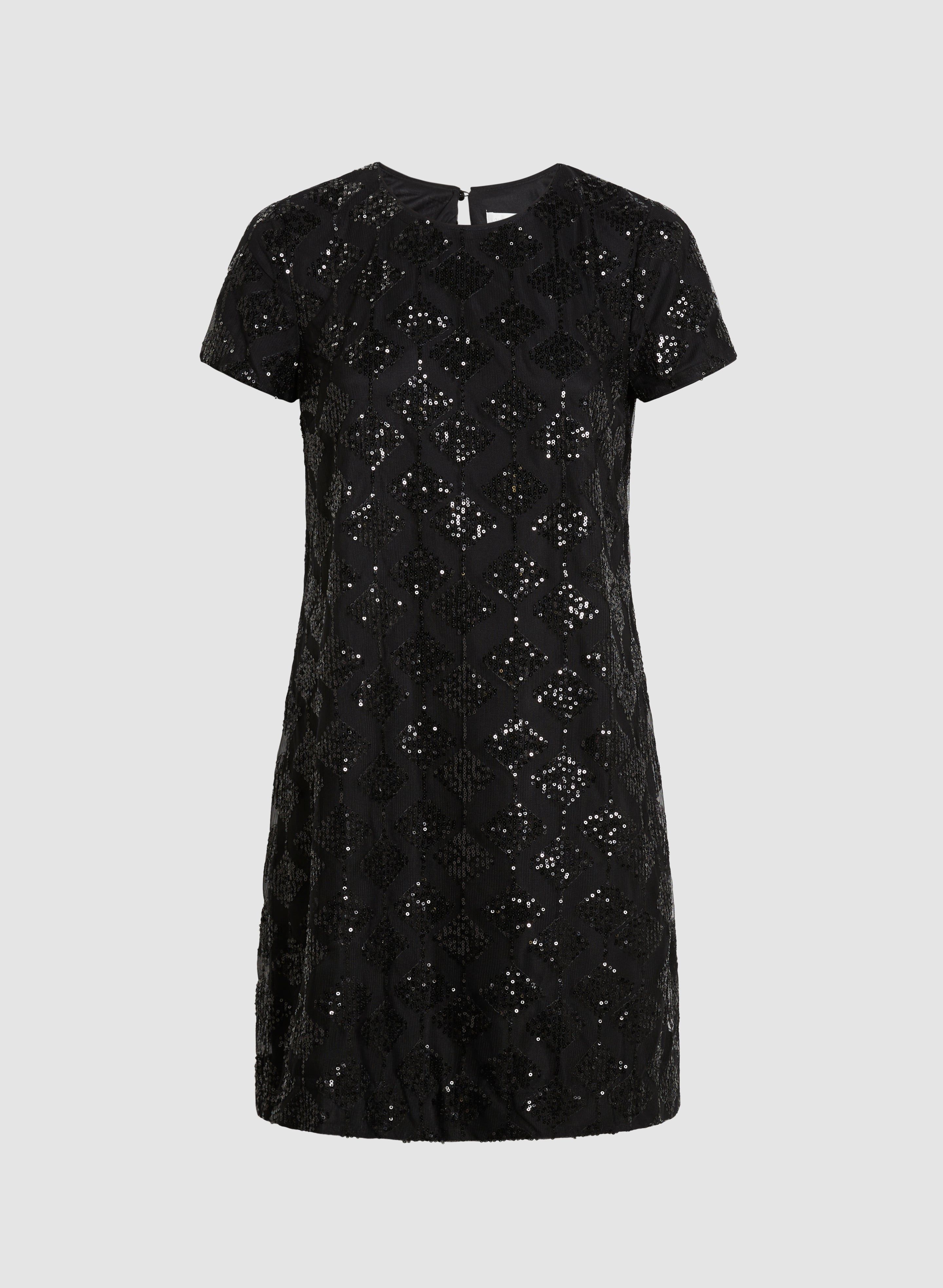 Diamond Motif Sequin Dress sold by Laura product image thumbnail 5
