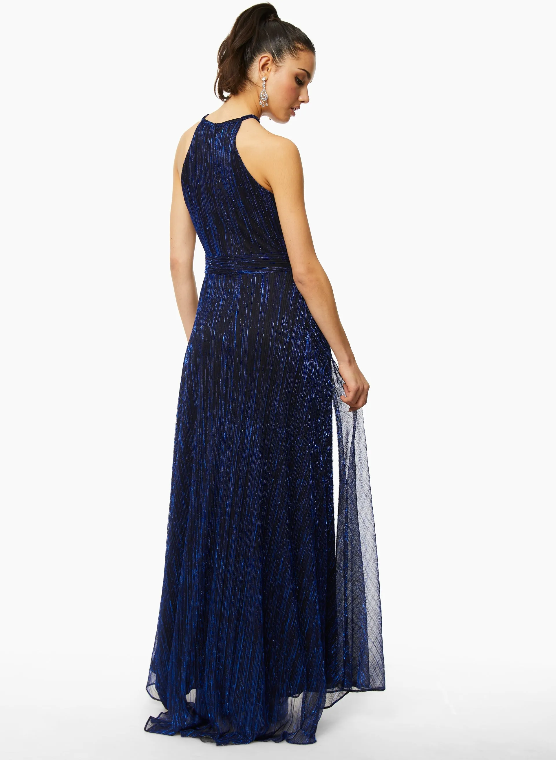 Metallic Halter Neck Dress sold by Laura product image thumbnail 2