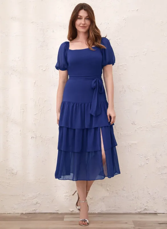 Tiered Puff Sleeve Dress sold by Laura