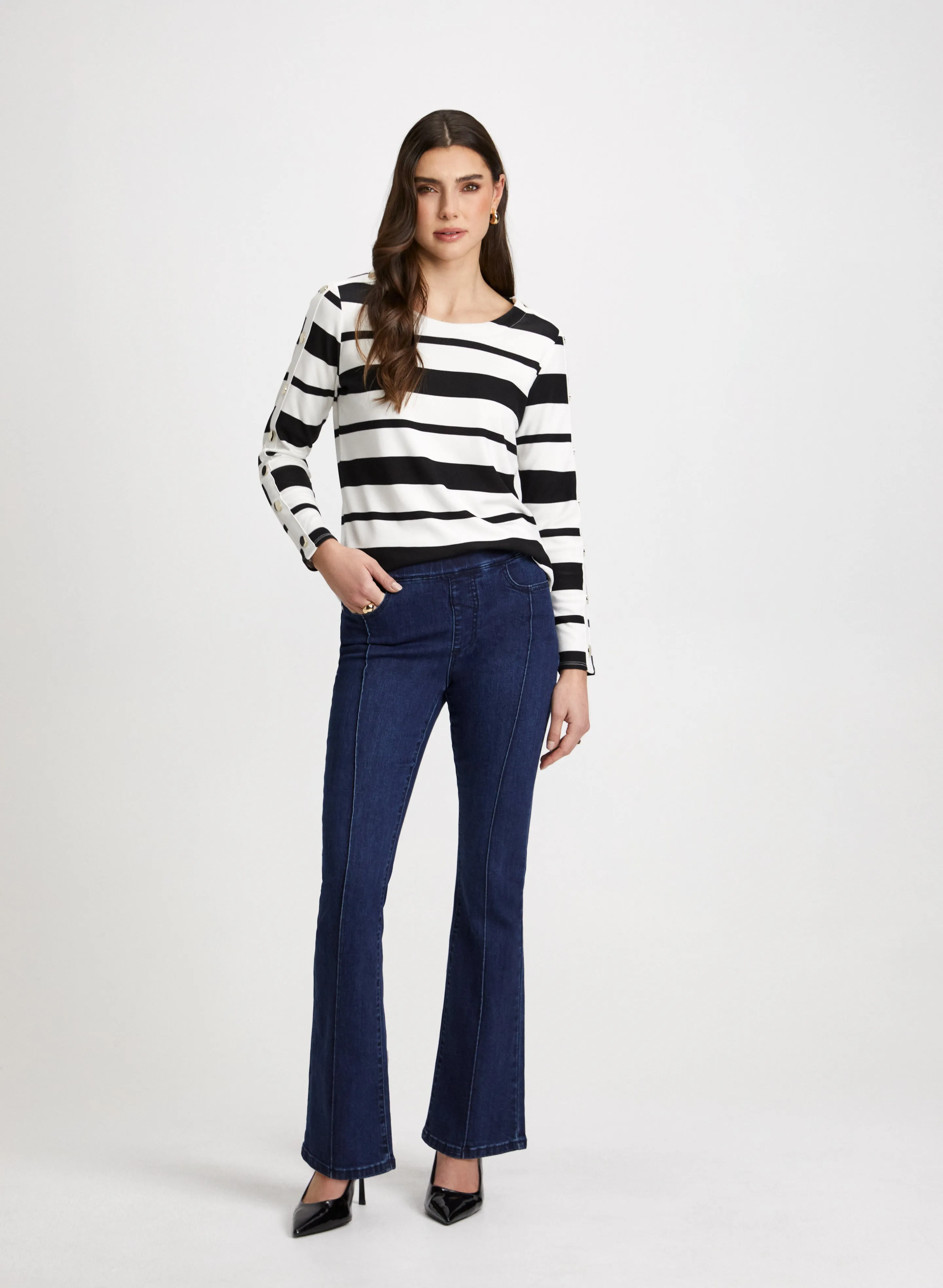 Stripe Print Top sold by Laura product image thumbnail 3