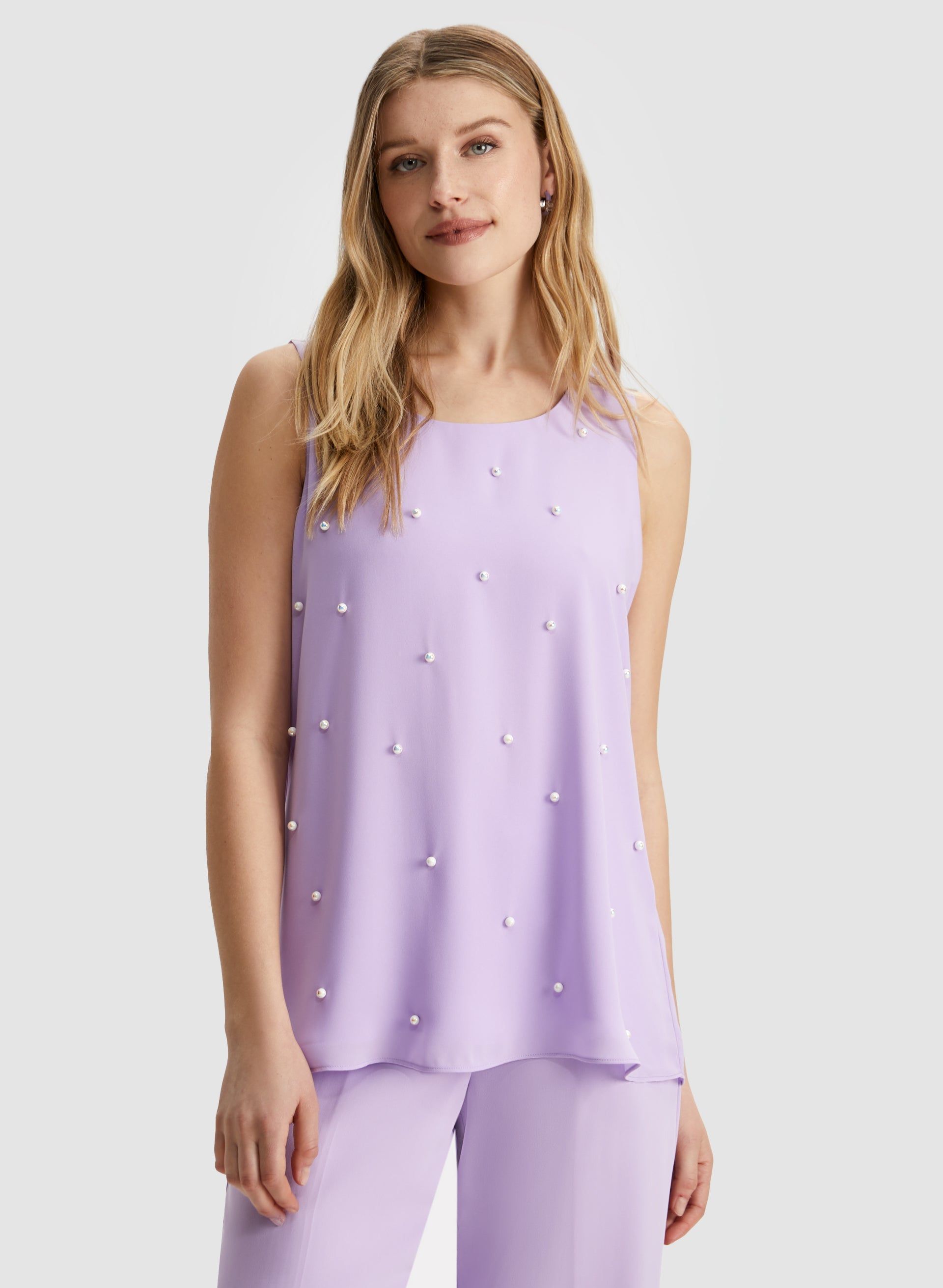 Pearl Detail Sleeveless Top sold by Laura product image thumbnail 5