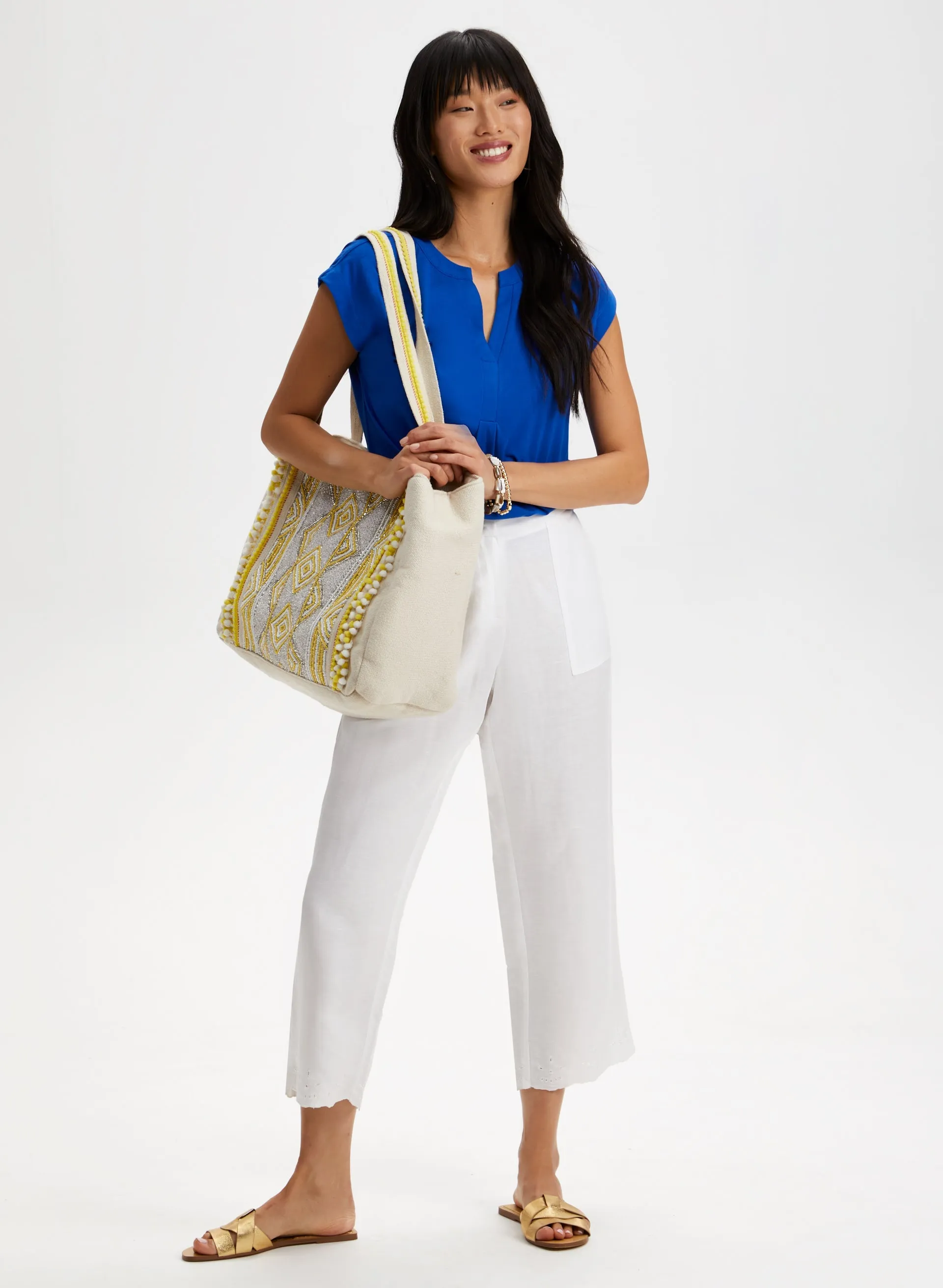 Open V-Neck Tee sold by Laura product image thumbnail 3