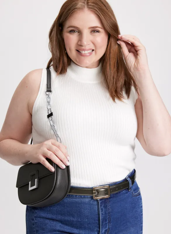 Sleeveless Mock Neck Top sold by Laura