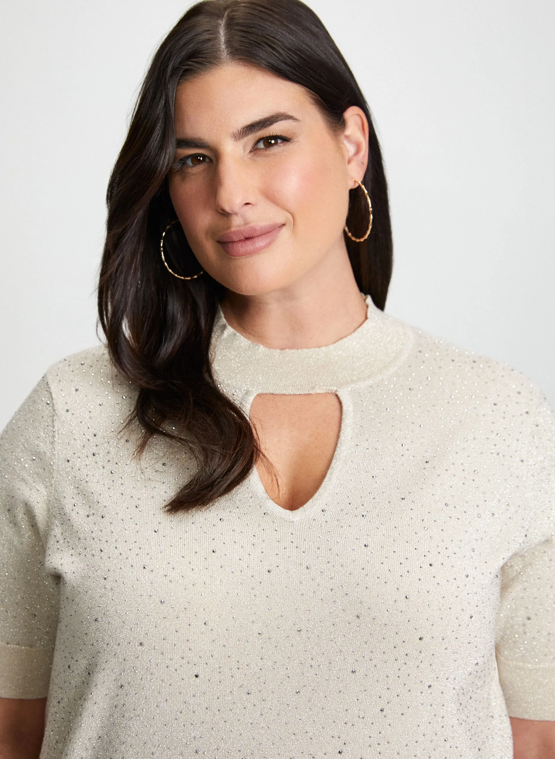 Rhinestone Embellished Sweater sold by Laura product image thumbnail 2