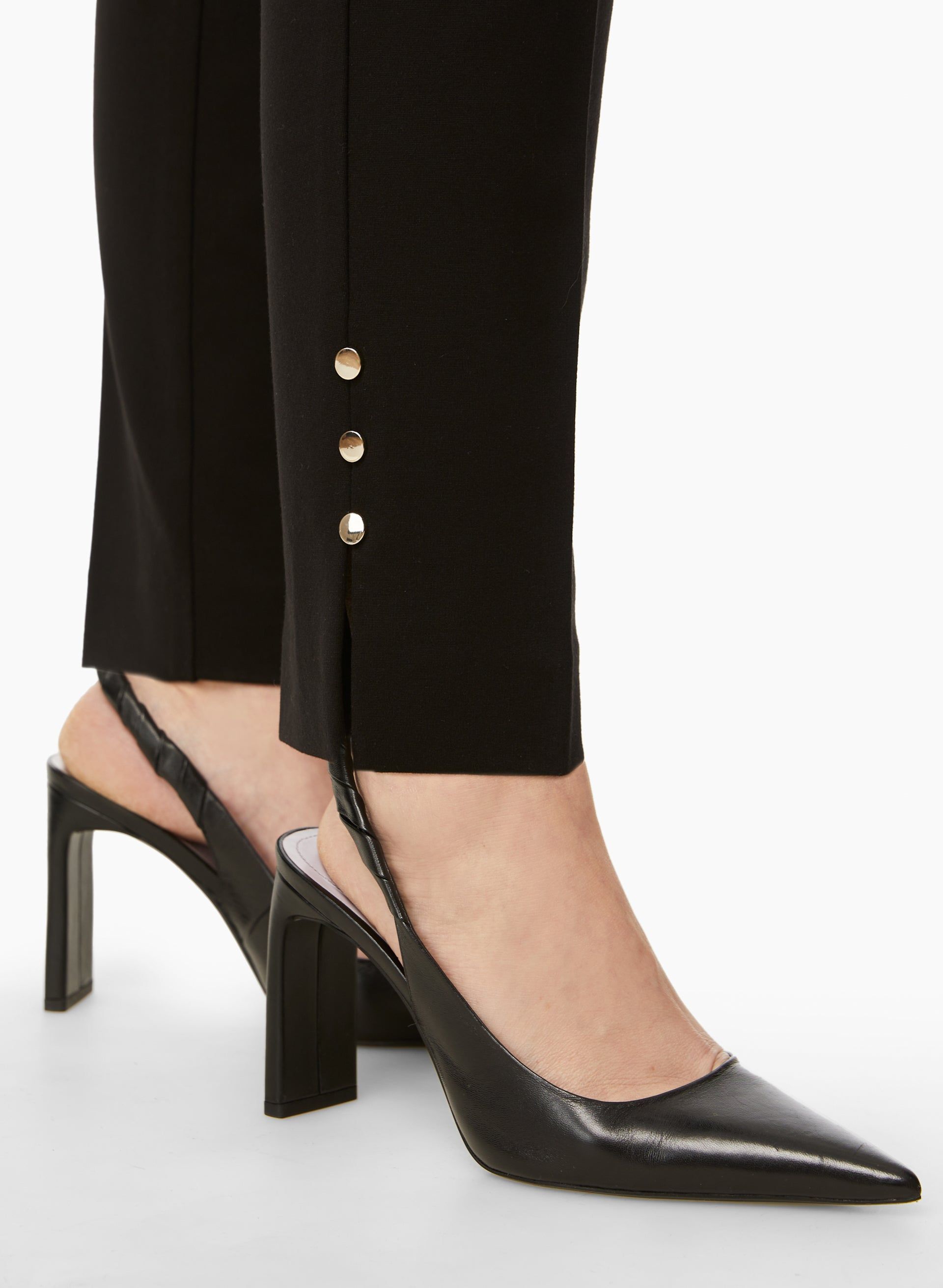 Pull-On Slim Leg Stud Detail Pants sold by Laura product image thumbnail 4